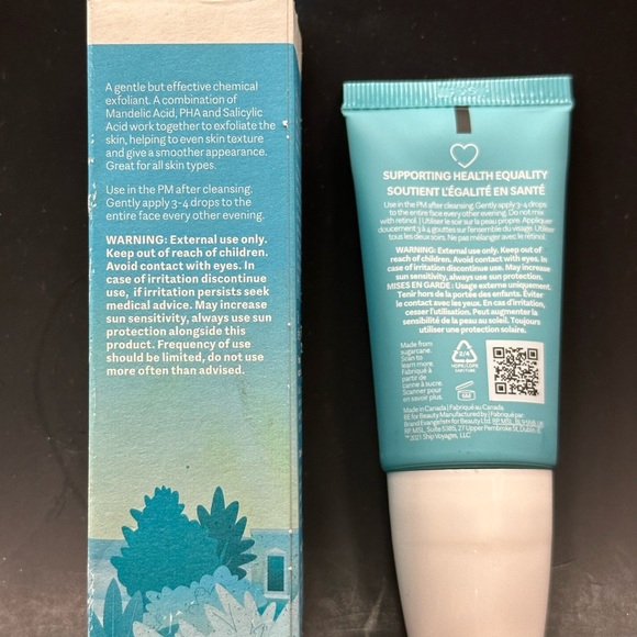 SELFLESS BY HYRAM Mandelic Acid & Rice Bran Gentle Exfoliating Serum 30ml NIB. - Picture 6 of 7